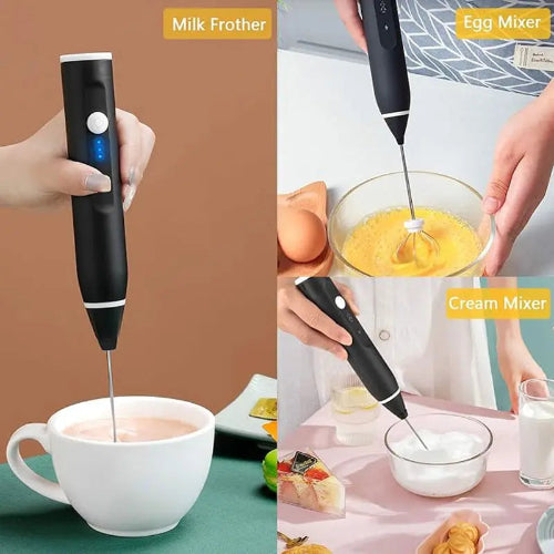 3-in-1 Electric Handheld Mixer and Frother