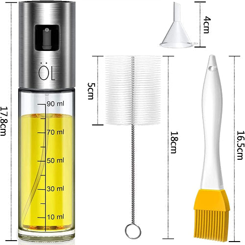 Stainless Steel Oil Spray Bottle